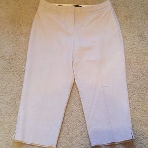 Size 12 P cream jeans Talbots